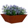 vidaXL Hageblomsterpotte 5 pcs Rusten 40 x 40 x 15 cm Cortenst&aring;l