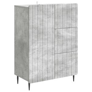 vidaXL Serviesskap Betonggr&aring; 66 x 34,5 x 91,5 cm Konstruert tre