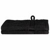 vidaXL Gjesth&aring;ndkle SOLUND 2 stk. Svart 15 x 21 cm 550 gsm