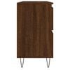 vidaXL Baderomsskap brun eik 80x33x60 cm konstruert tre