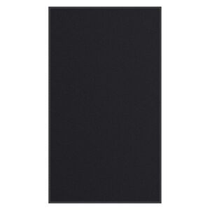 vidaXL D&oslash;rmatte Svart 115x200 cm