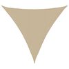 vidaXL Solseil beige 2x2x2 m 100% polyester oxford