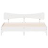 vidaXL Sengeramme uten madrass hvit 160x200 cm heltre furu