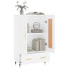 vidaXL Highboard hvit 69,5x31x115 cm konstruert tre