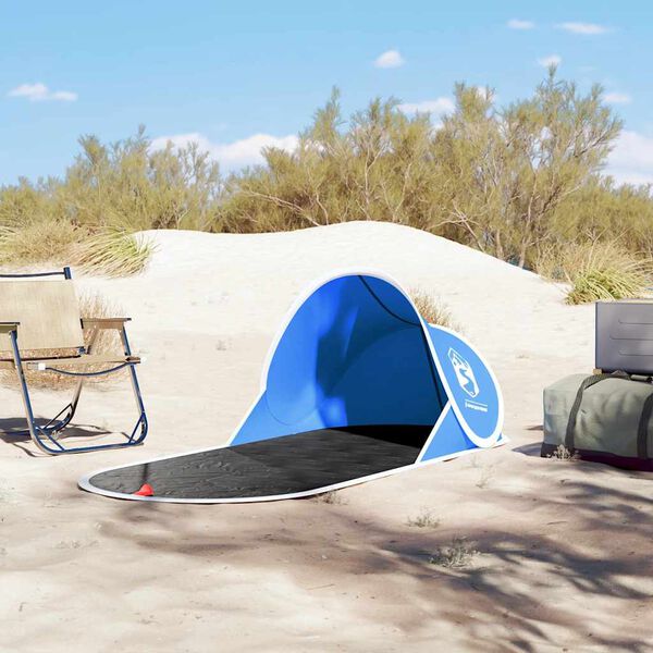 vidaXL Strandtelt azurblå pop-up vanntett
