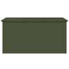 vidaXL Utend&oslash;rs Lagringsboks Olivengr&oslash;nn 100 x 50,5 x 50 cm St&aring;l
