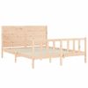 vidaXL Sengeramme uten madrass 160x200 cm heltre furu