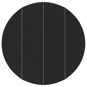 vidaXL Bunnark til basseng Svart Ø 458 cm Polyester geotekstil