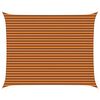 vidaXL Solskygge seil Oransje og Brunt 5 x 4 m 100% polyester Oxford