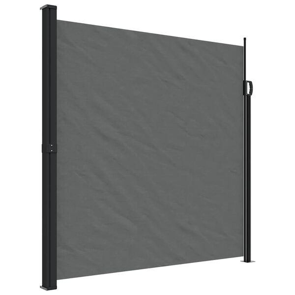 vidaXL Uttrekkbar sidemarkise 200x600 cm antrasitt