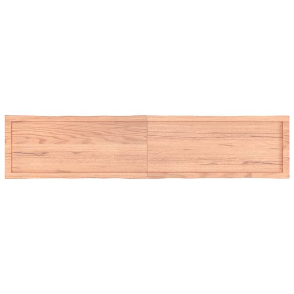vidaXL Bordplate lysebrun 180x40x(2-6)cm behandlet heltre naturlig