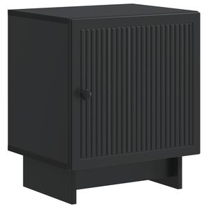 vidaXL Nattbordskap Svart 43 x 34,5 x 50 cm Konstruert tre