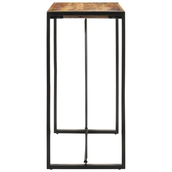 vidaXL Barbord 110x55x110 cm grovt heltre mangotre