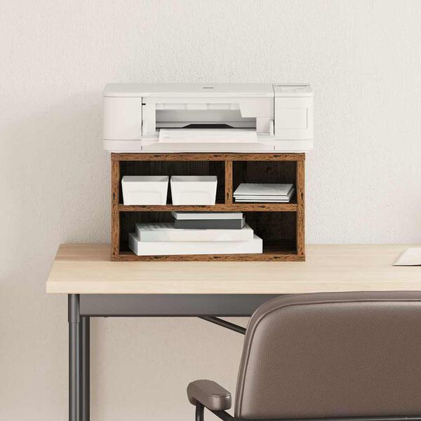 vidaXL Skiverstativ Gammelt tre 40 x 32 x 22,5 cm Konstruert tre