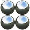 vidaXL Speilball 4 stk. &Oslash; 10,5 cm S&oslash;lv Rustfritt st&aring;l 201