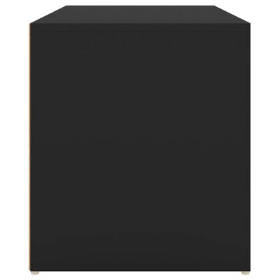 vidaXL Gangbenk 80x40x45 cm svart sponplate
