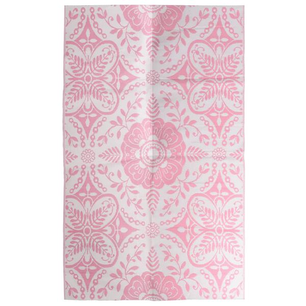 vidaXL Uteteppe ARAKIL Rosa 160x230 cm PP