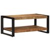 vidaXL Salongbord 90x50x38 cm grovt heltre mangotre