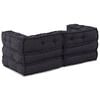 vidaXL Modulsofa 2 pcs Antrasitt 140 x 70 x 56 cm stoff