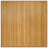vidaXL Teppe firkantet naturell 100x100 cm bambus