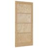 vidaXL Innvendig D&oslash;r 93 x 202 cm Kryssfin&eacute;r Naturlig