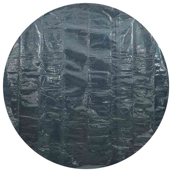 vidaXL Flytende solarduk til basseng PE 210 cm svart og bl&aring;