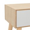 vidaXL Nattbord med skuff 44x30x58,5 cm heltre furu