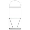 vidaXL Vedholder treutseende 80x45x190 cm galvanisert st&aring;l