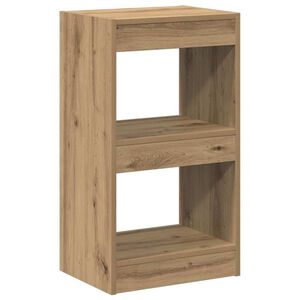 vidaXL Salongbord artisan eik 102x55,5x40 cm konstruert tre