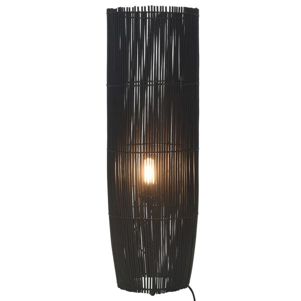 vidaXL Stående gulvlampe selje svart 84 cm E27