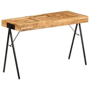 vidaXL Skrivebord heltre mango 118x50x75 cm