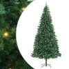 vidaXL Kunstig juletre med 300 LED gr&oslash;nn 300 cm PVC og Metall og Plast