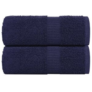 vidaXL Vaskeh&aring;ndkl&aelig;r FROGN 2 stk marinebl&aring; 30x30 cm 360 gsm