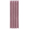 vidaXL Blendingsgardiner 2 pcs Mørk rosa 140 x 225 cm Fløyel