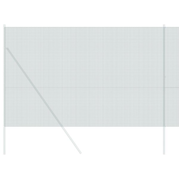 vidaXL Sveist trådgjerde grønn 1.6 x 25 m Stål