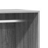 vidaXL Garderobe grå sonoma 48x41x102 cm konstruert tre