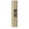 vidaXL Baderomsskap sonoma eik 30,5x30x179 cm konstruert tre