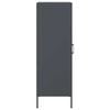 vidaXL Highboard antrasitt 36x39x113 cm stål