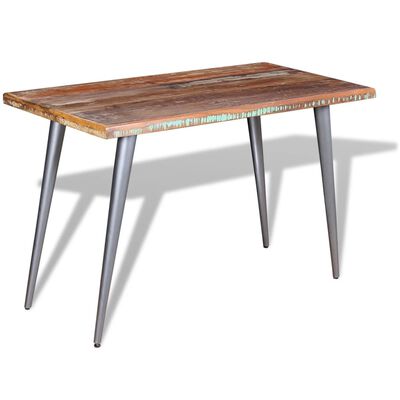 vidaXL Spisebord gjenvunnet heltre 120x60x76 cm