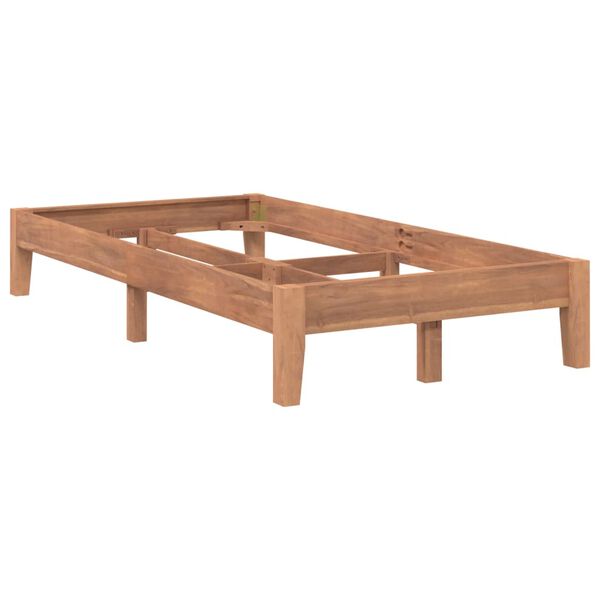 vidaXL Sengeramme heltre teak 100x200 cm
