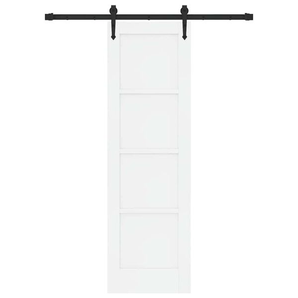 vidaXL Skyved&oslash;r ORKDAL Hvit 61 x 198,5 cm Massiv furu