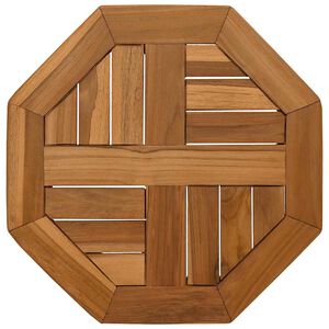 vidaXL Bordplate 40x40x2,5 cm &aring;ttekantet heltre teak