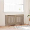 vidaXL Radiator Deksel 2 pcs Brun 152 x 19 x 81,5cm Konstruert tre