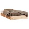 vidaXL Sengeramme 120x190 cm Small Double heltre