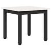 vidaXL Kaffebord Hvit 40 x 40 x 36 cm Massiv furu