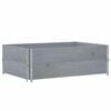vidaXL Plantekasse gr&aring; 120x80 cm heltre furu
