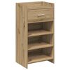 vidaXL Sko Skap 48 x 36 x 92 cm Konstruert tre Artisan eik