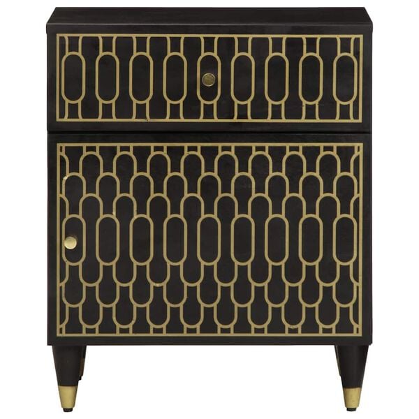 vidaXL Nattbord 50x33x60 cm heltre mango