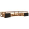 vidaXL Utend&oslash;rs sofa-sett 7 pcs Naturlig