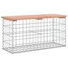 vidaXL Hagebenk gabiondesign 83x31,5x42 cm heltre douglasgran